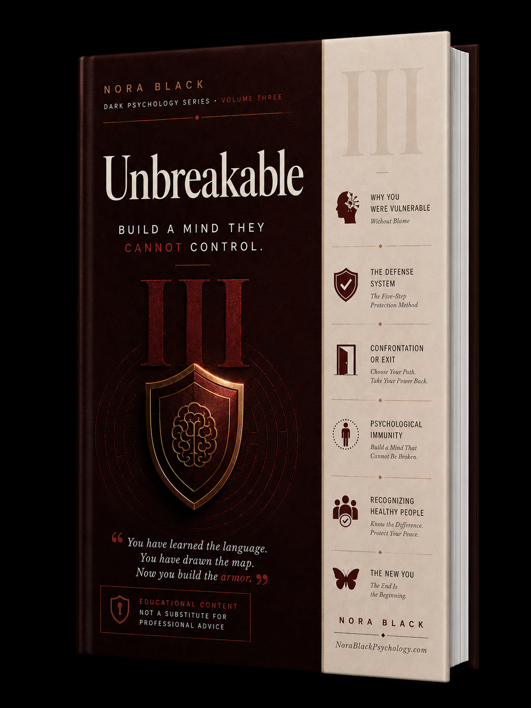 Unbreakable 3D Cover